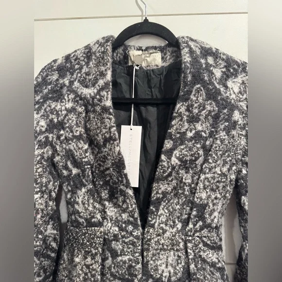 NWT Stella McCartney wool print kimono coat - Picture 9 of 9